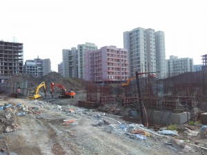 Construction at properties in Ulwe